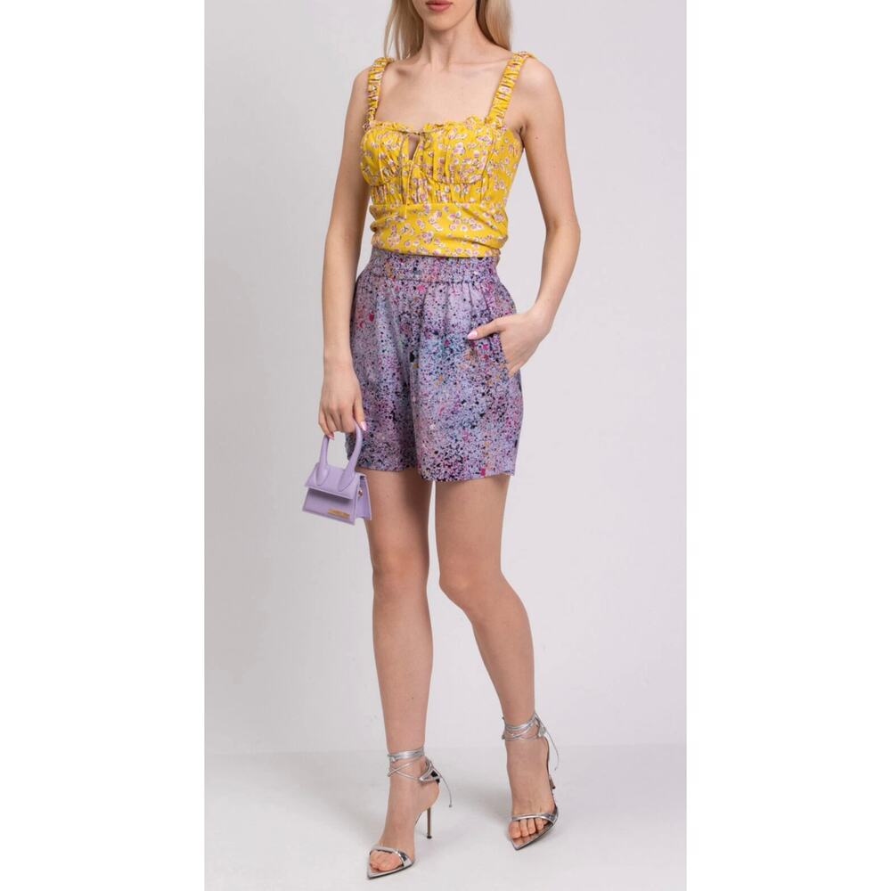 MCQ By ALEXANDER McQUEEN $324 Shorts Size S Paint Splatter Print